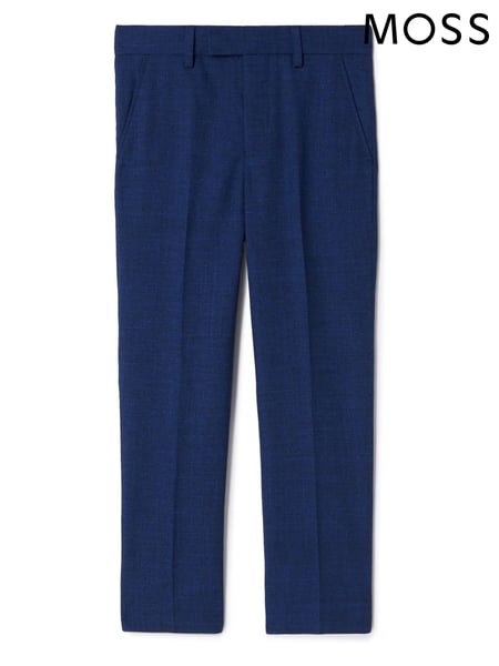 MOSS Blue Boys Slub Trousers (400924) | € 47