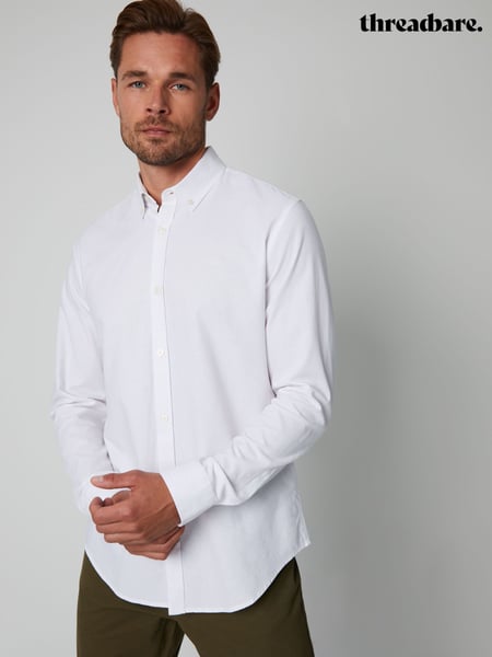 Threadbare White Oxford Long Sleeve Shirt (407100) | € 37