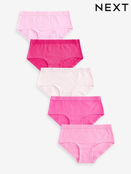 Pink Hipster Briefs 5 Pack (2-16yrs) (407129) | € 13 - € 18