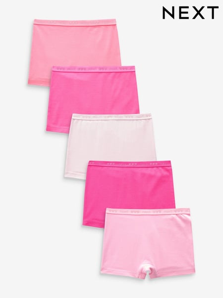 Bright Pink Short Briefs 5 Pack (2-16yrs) (407195) | € 17 - € 26