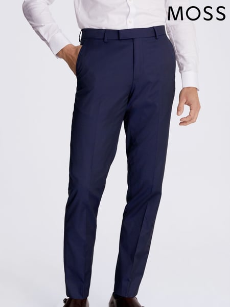 MOSS Ink Blue Tailored Stretch Suit: Trousers (411700) | € 109