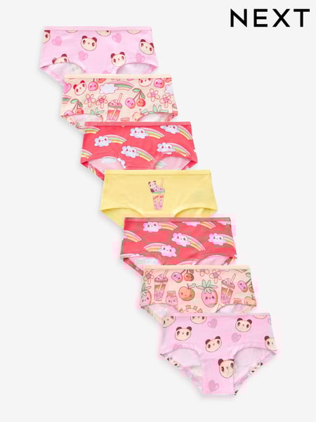 Pink Panda Animal Print Hipsters 7 Pack (2-16yrs) (412083) | € 16 - € 22