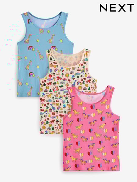Pink/Blue Fairy Vests 3 Pack (1.5-16yrs) (412107) | € 11 - € 17