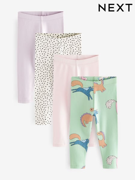 Blue Printed Leggings 4 Pack (3mths-7yrs) (412531) | € 16 - € 21