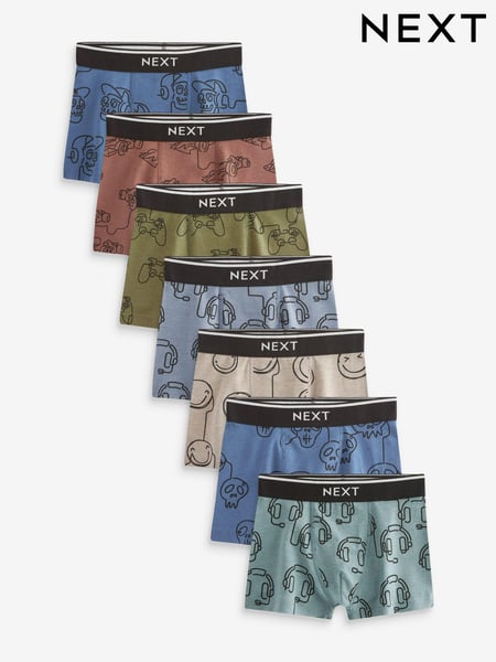 Linear Gamer Trunks 7 Pack (3-16yrs) (413798) | € 27 - € 34