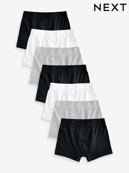 Black/White/Grey Trunks 7 Pack (2-16yrs) (413998) | € 27 - € 34