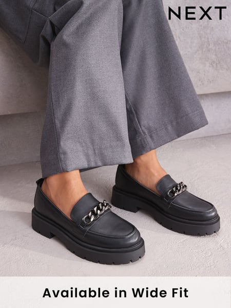 Pewter Silver Forever Comfort® Chunky Loafers (416622) | € 27