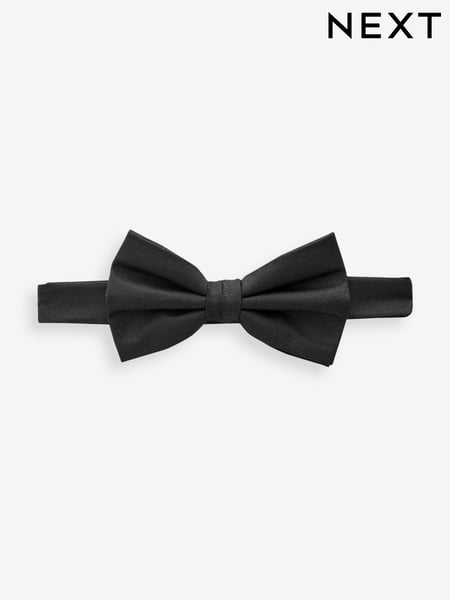 Black Plain Silk Bow Tie (420222) | € 30