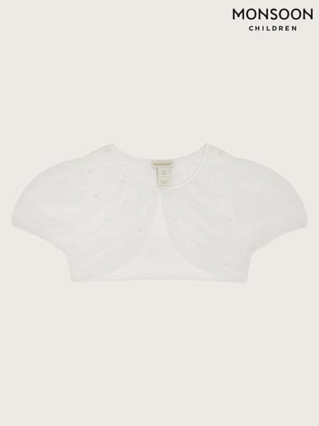 Monsoon Natural Pearl Tulle Cardigan (421555) | € 9 - € 10