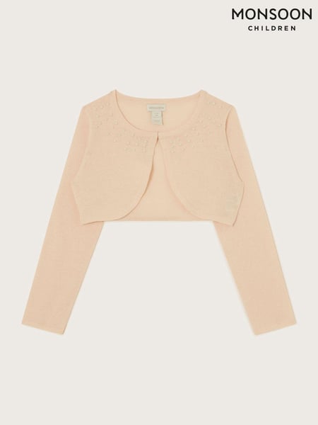 Monsoon Pink Pearl Trim Cardigan (421698) | € 39 - € 45