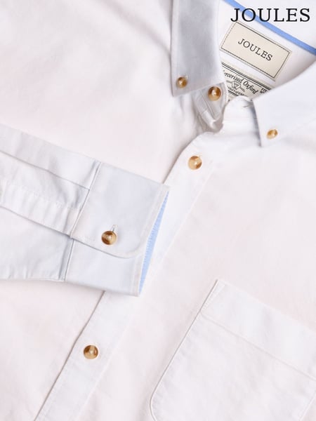 Joules Oxford White Long Sleeve Classic Fit Shirt (426393) | € 66