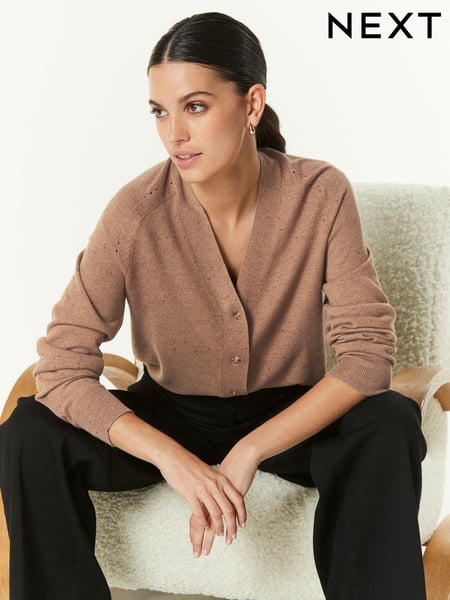 Camel - Soft Touch Button Up Knitted Cardigan (429052) | 29 €