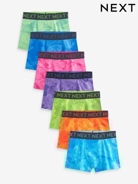Bright Marble Print Trunks 7 Pack (3-16yrs) (430395) | € 18 - € 23