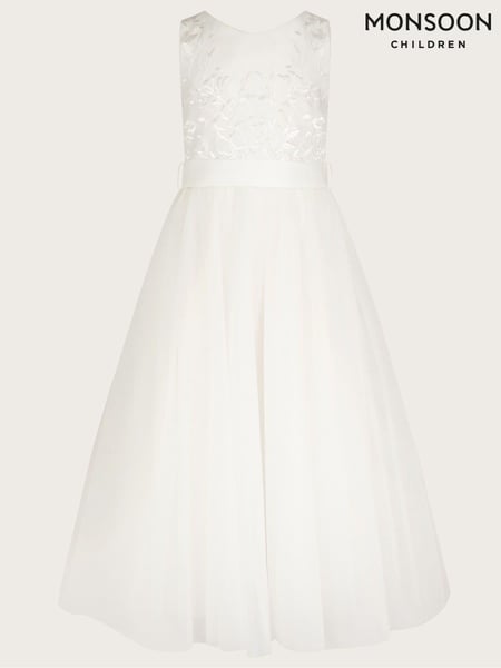 Monsoon Natural Odette Alice Tulle Maxi Dress (442947) | € 47 - € 54