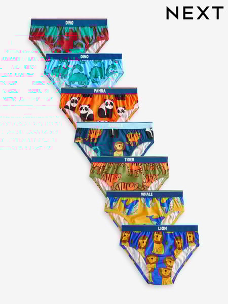 Bright Animals Cotton Briefs 7 Pack (1.5-10yrs) (452620) | € 14 - € 16