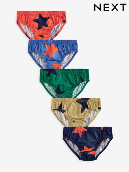 Bright Stars 100% Cotton Briefs 5 Pack (1.5-10yrs) (452632) | € 11 - € 13