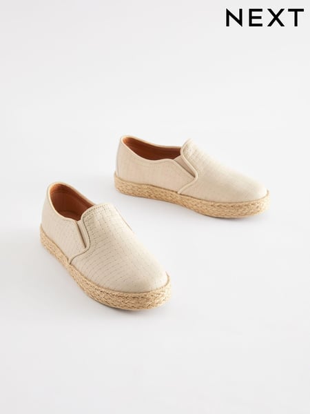 Stone Woven Espadrilles Loafers (456869) | € 6 - € 8