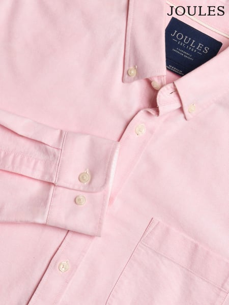 Joules Oxford Pink Long Sleeve Classic Fit Shirt (473822) | € 66
