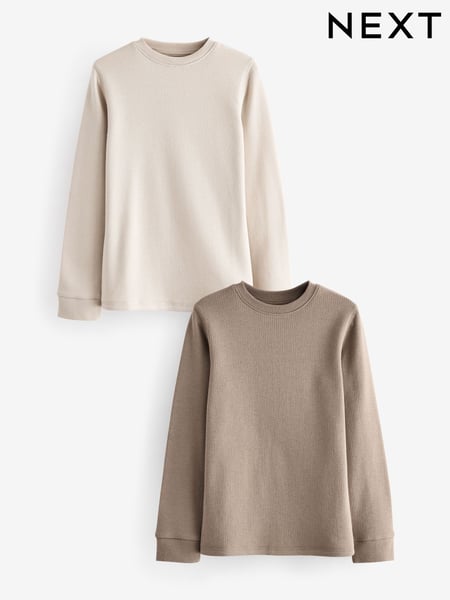 Neutral Thermal Long Sleeve Tops 2 Pack (2-16yrs) (480590) | € 21 - € 30