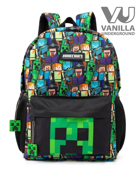 Vanilla Underground Green Minecraft Minecraft Boys Creeper And Zombie All-Over Print Backpack (488773) | € 37