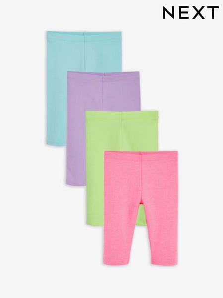 Neon 4 Pack Cropped Leggings (3-16yrs) (492301) | € 20 - € 28