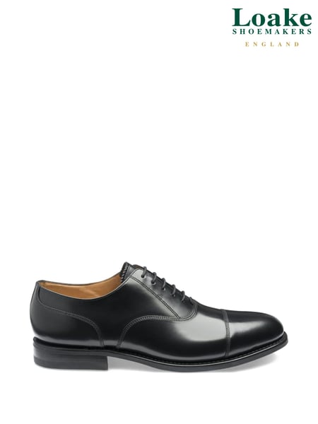 Loake Black 300BRG Oxford Toe Cap Shoes (497743) | € 281