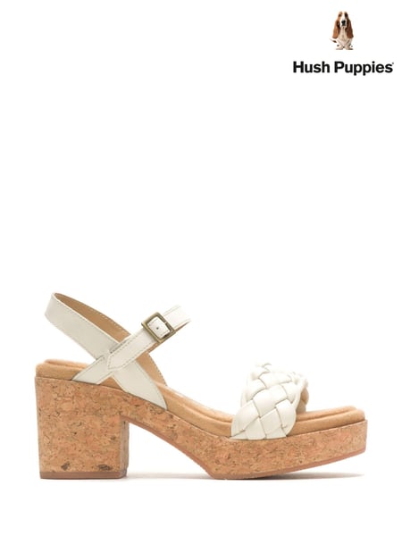 Hush Puppies White Poppy Strap Sandals (4FU154) | € 70