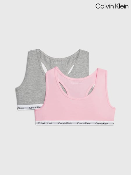 Calvin Klein Pink Modern Cotton Girls Bralettes 2 Pack (511787) | € 20 - € 23