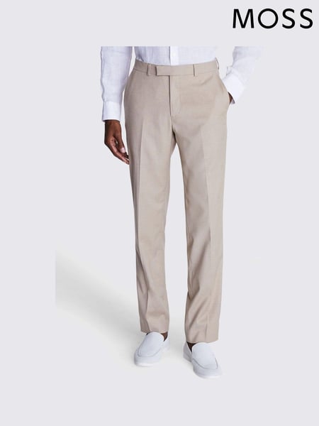 MOSS Camel Brown Tailored Fit Trousers (519770) | € 125