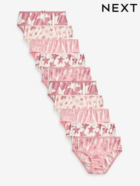 Pink Briefs 10 Pack (1.5-16yrs) (528638) | € 18 - € 26