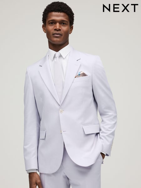 Lilac Purple Slim Fit Motionflex Stretch Suit Jacket (530403) | € 23