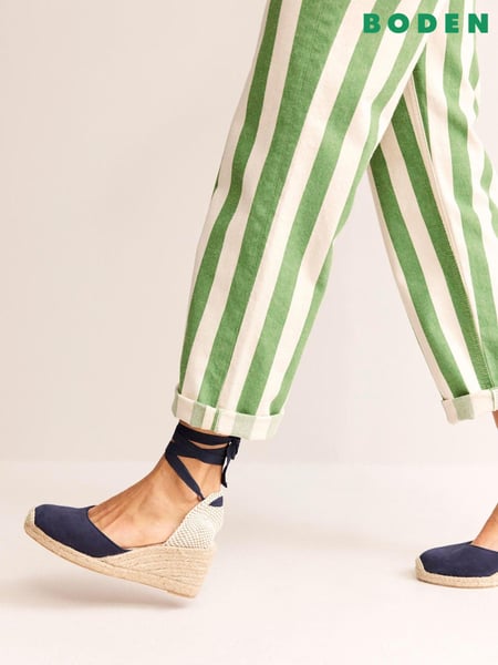 Boden Blue Cassie Espadrille Wedges (543820) | € 64