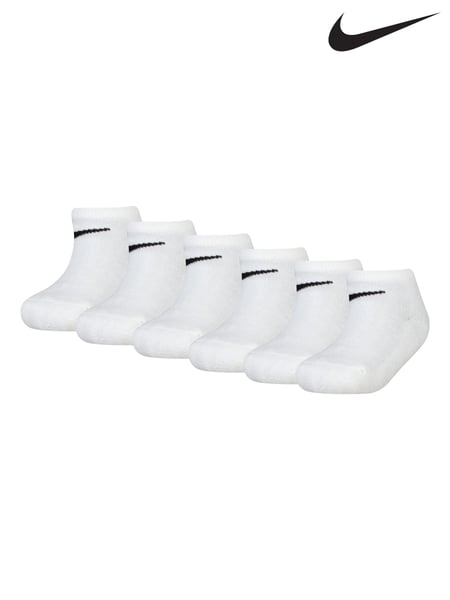 Nike White Ankle Socks 6 Pack Little Kids (545207) | € 22