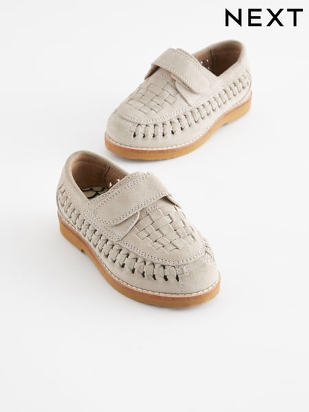 Stone Neutral Woven Loafers (545453) | € 14 - € 17