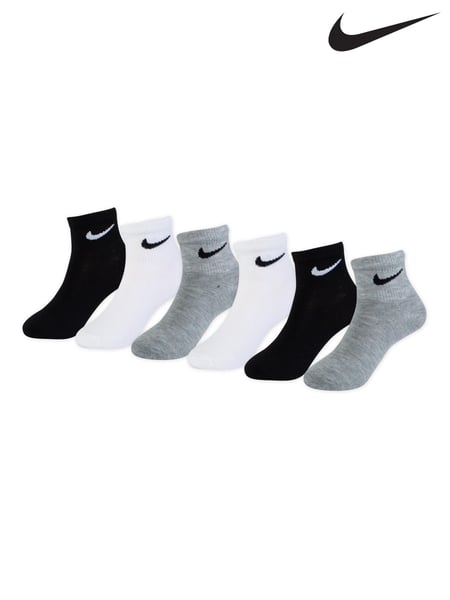 Nike Black Mid Socks 6 Pack Little Kids (550188) | € 22