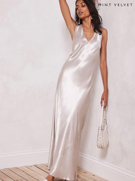 Mint Velvet Cream Maxi Slip Dress (552652) | € 34