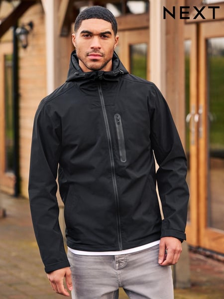 Schwarz - Waterproof Hooded Jacket (560922) | 90 €