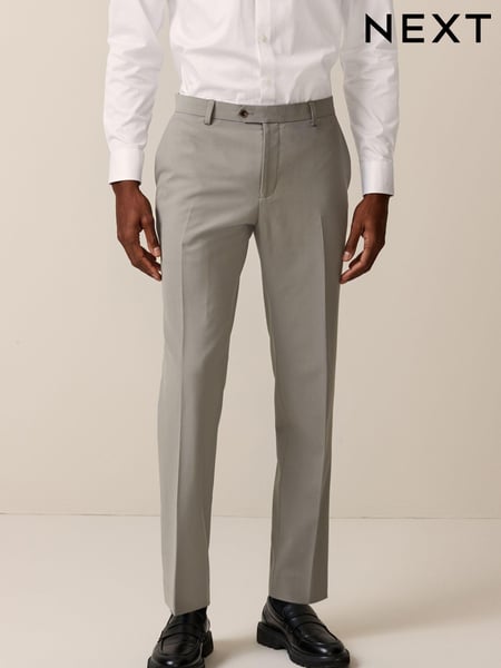 Cement Grey Skinny Fit Motionflex Stretch Suit Trousers (562922) | € 12