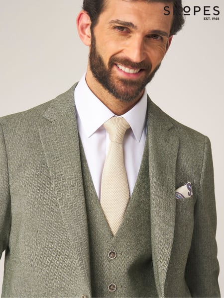 Skopes Green Jude Tweed Tailored Fit Suit Jacket (565791) | € 218