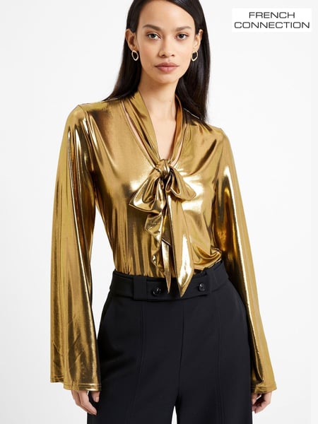 French Connection Ronja Liquid Metallic Blouses (566156) | € 16
