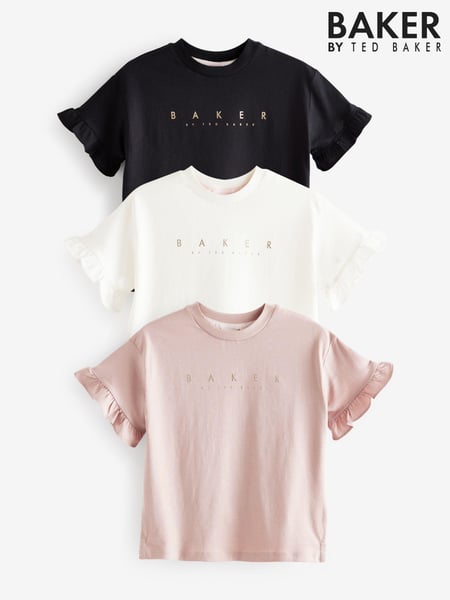 Baker by Ted Baker 100% Cotton T-Shirts 3 Pack (567879) | € 47 - € 55