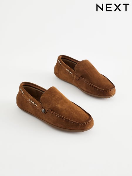 Tan Brown Suede Loafers (573721) | € 28 - € 35