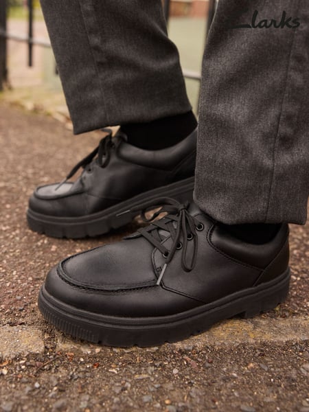 Clarks Black Standard Fit (G) Cotrell Edge Moccasin Shoes (577869) | € 101