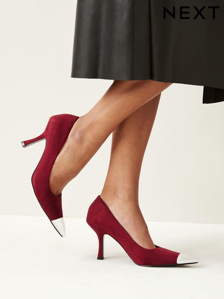 Red Forever Comfort® Metallic Toe Court Shoes (585296) | € 11