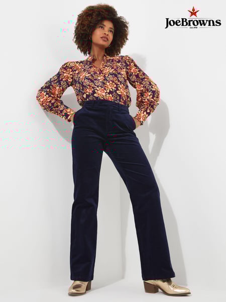 Joe Browns Blue Marvellous Moleskin Trousers (588011) | € 42
