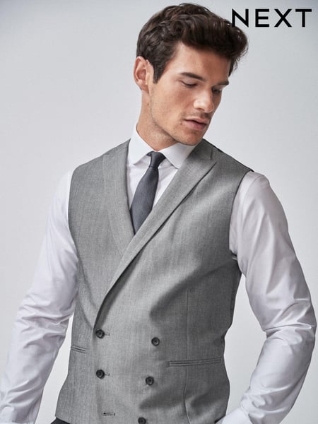 Light Grey Morning Suit Waistcoat (601107) | € 10