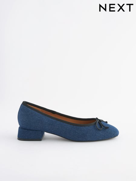 Denim Forever Comfort Block Heel Ballerina Shoes (601574) | € 14