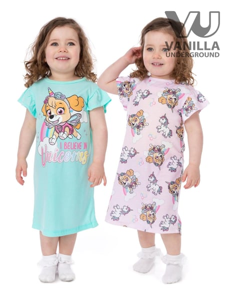 Vanilla Underground Pink Girls Multi Paw Patrol Nighties 2 Pack (605196) | € 28