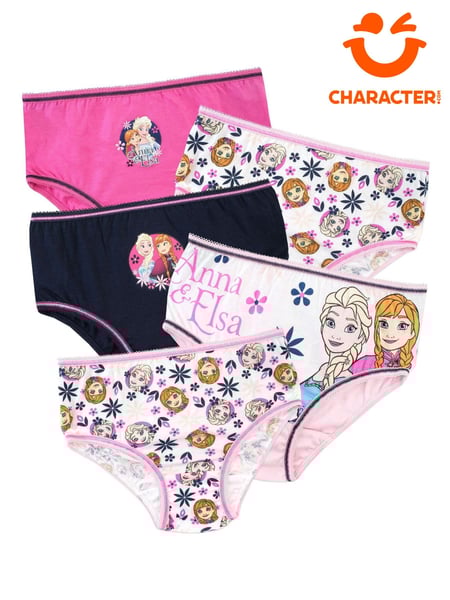 Character Grey Kids Disney Frozen Multipack 100% Cotton Briefs 5 Packs (616346) | € 20
