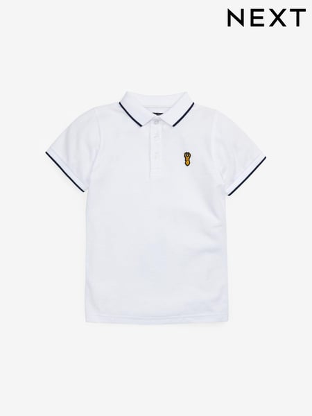 White Short Sleeve Polo Shirt (3-16yrs) (627385) | € 10 - € 17